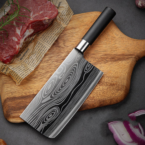Stainless Steel Kitchen Chef Knife Set for Meat Cutting