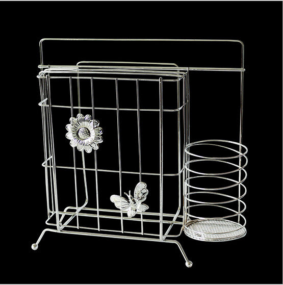Stainless Steel Knife Holder - Multi-Functional Storage