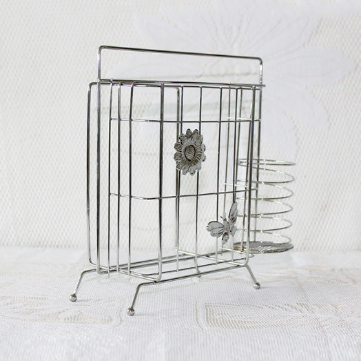 Stainless Steel Knife Holder - Multi-Functional Storage