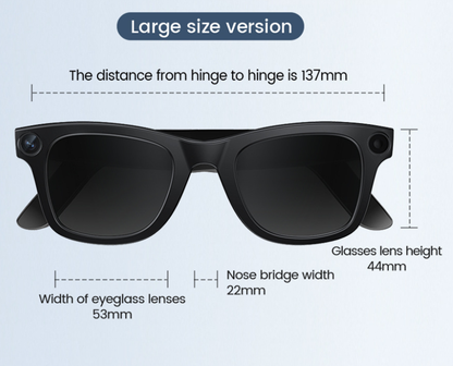 AI Camera Smart Glasses