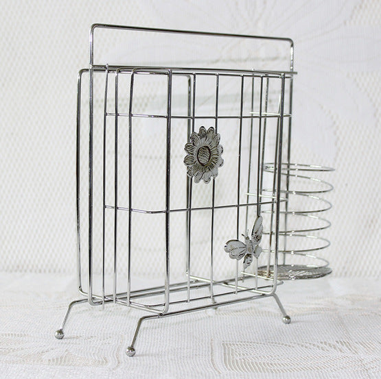 Stainless Steel Knife Holder - Multi-Functional Storage