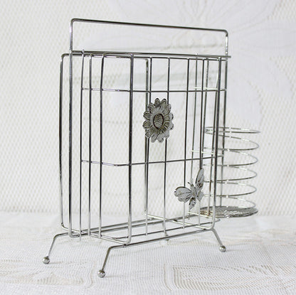 Stainless Steel Knife Holder - Multi-Functional Storage
